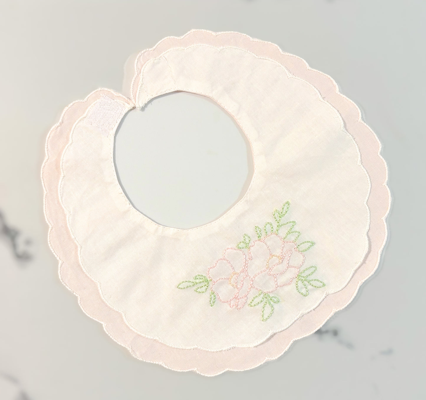 Heirloom Bib- Pink
