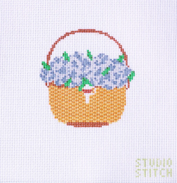 Blue Nantucket Basket