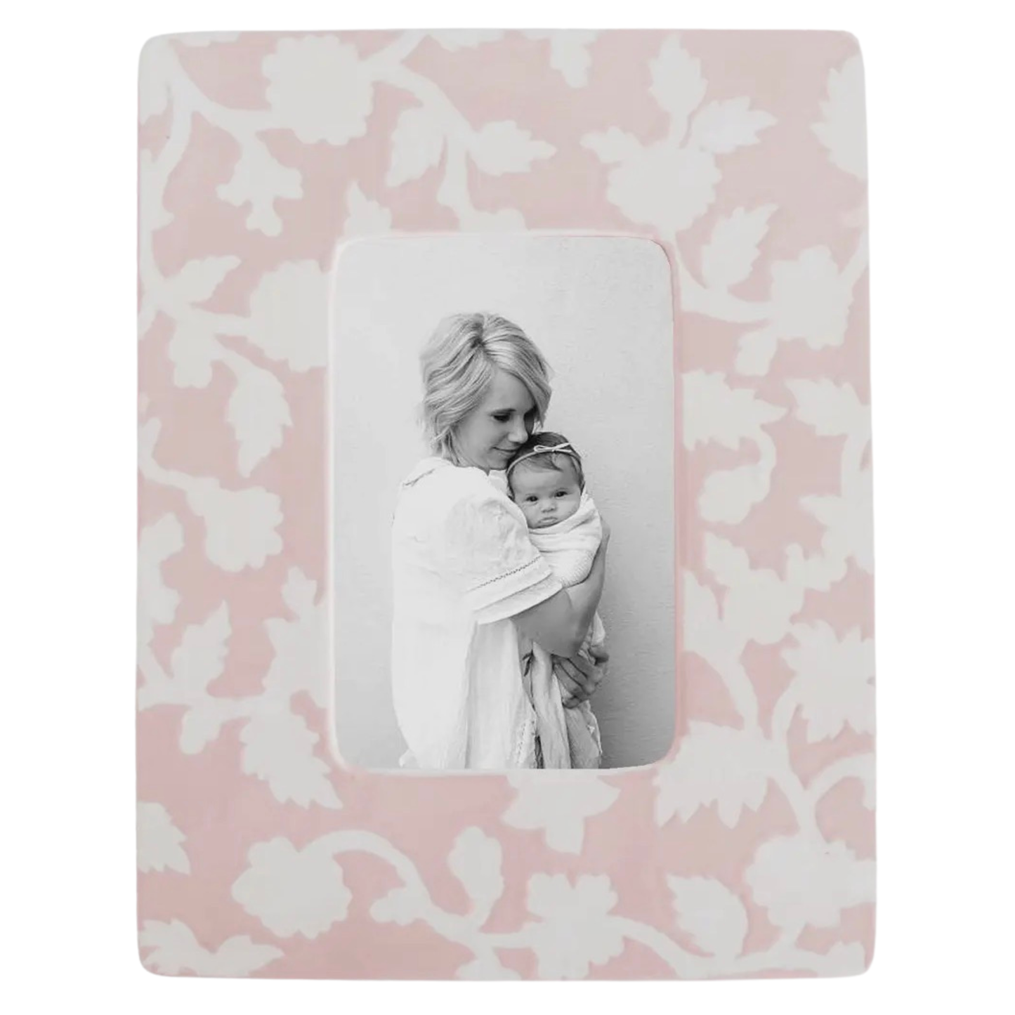 Preorder, Ships in 4 weeks- Light Pink Chinoiserie Photo Frame