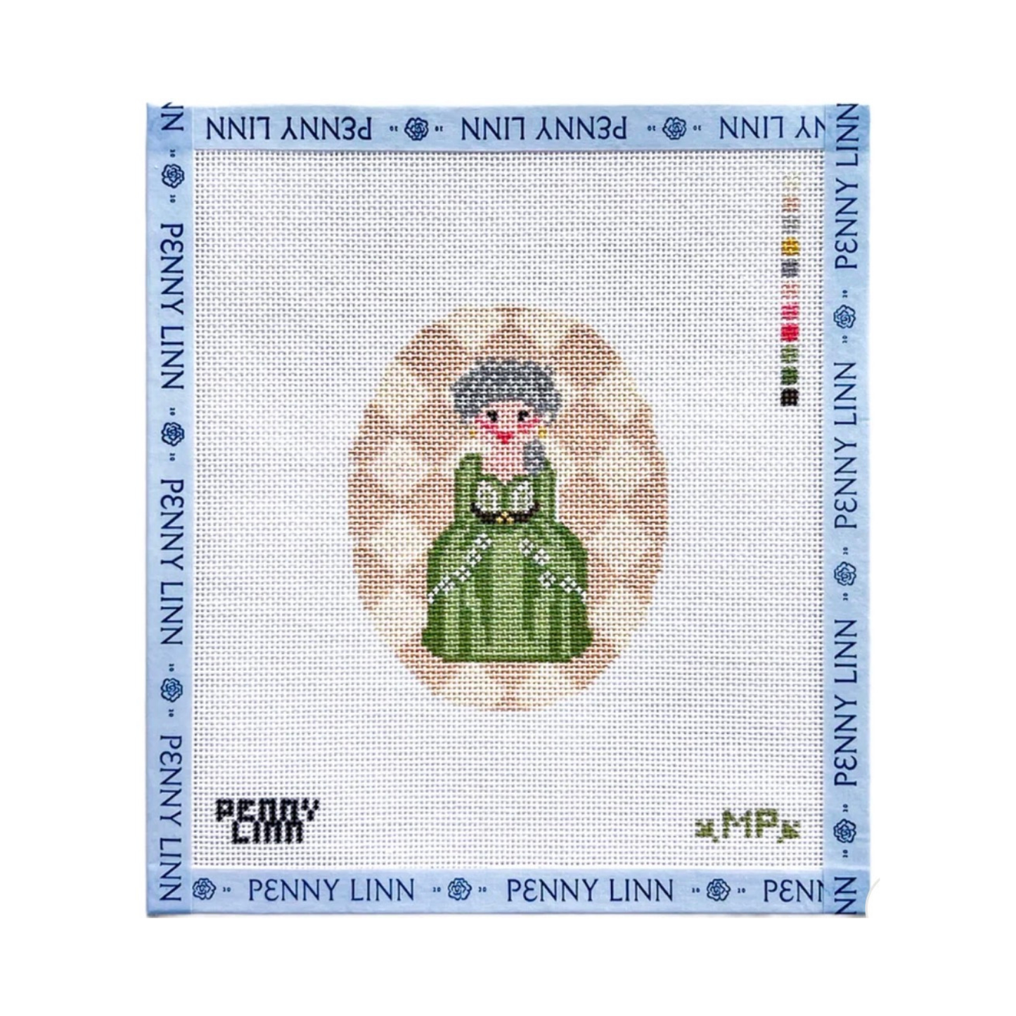 Marie Antoinette in Green - MP Stitchery