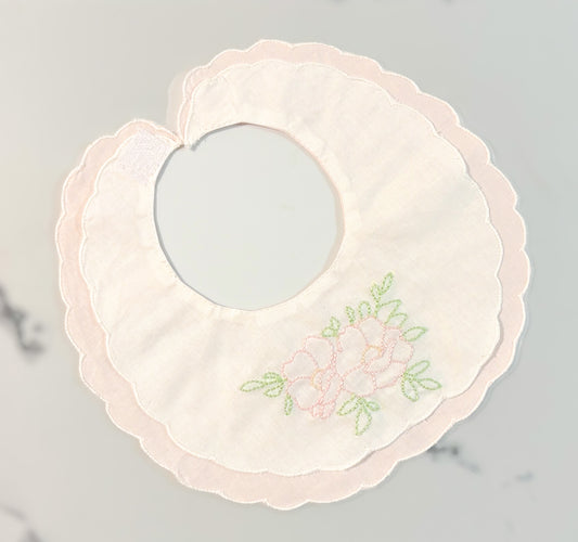 Heirloom Bib- Pink
