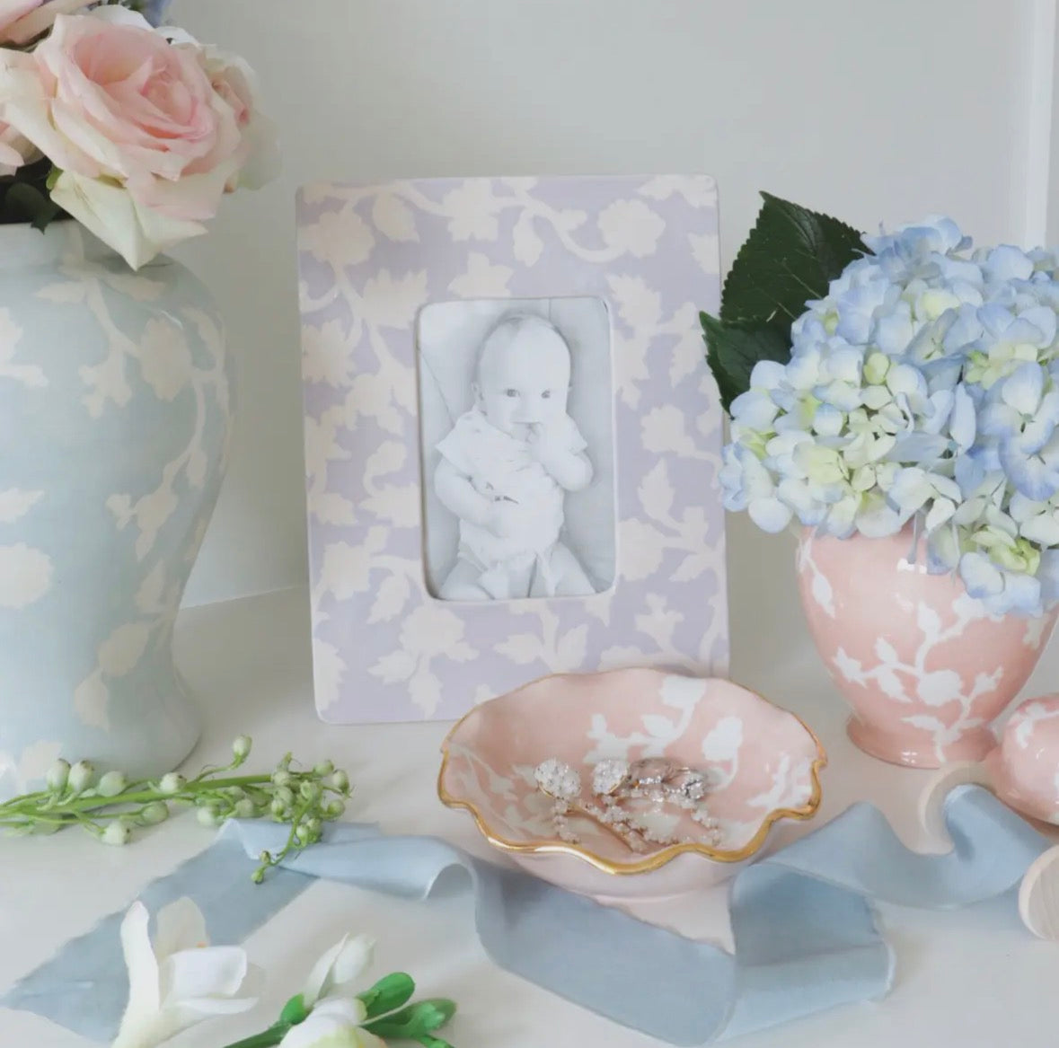 Cherry Blossom Pink Chinoiserie Dreams Ginger Jar