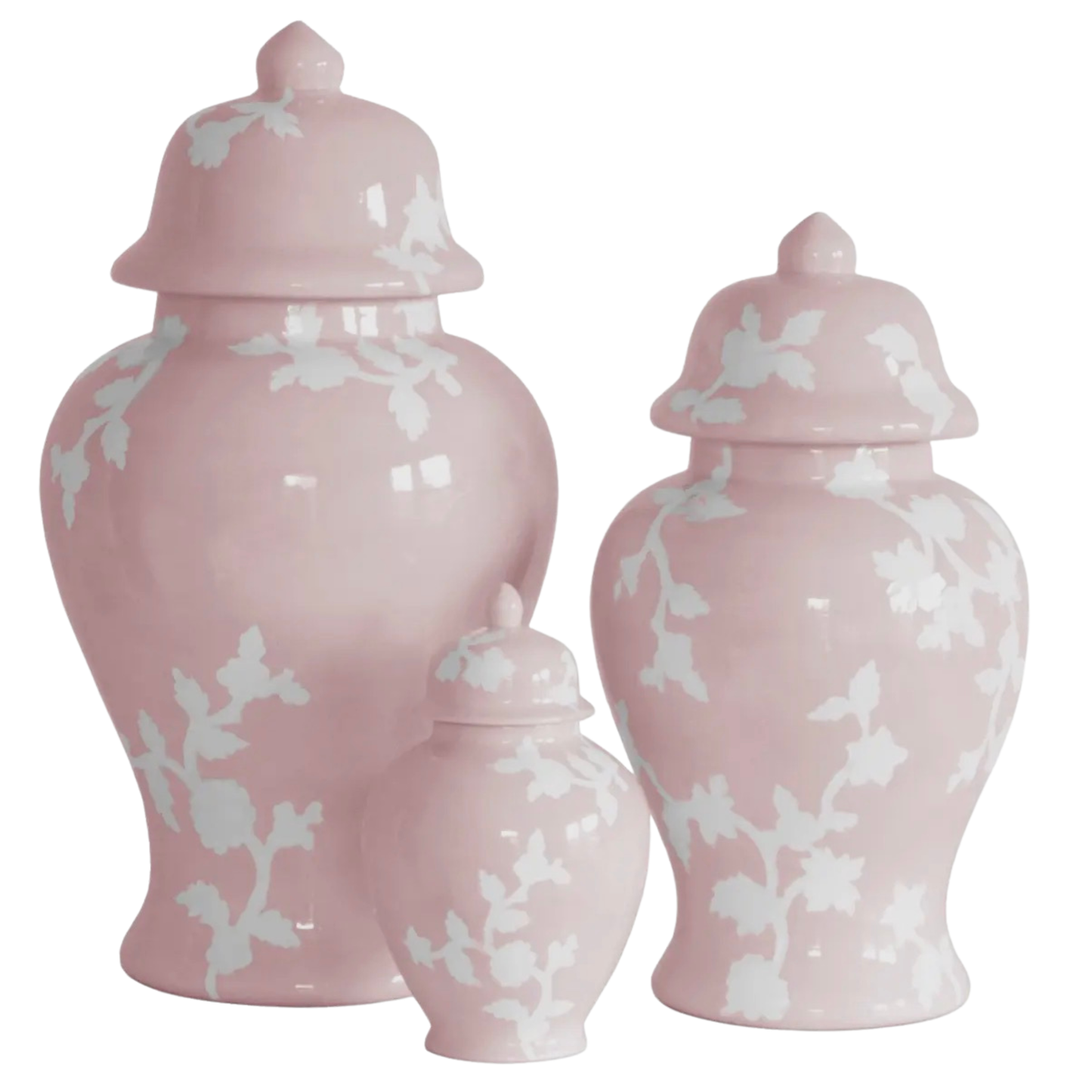 Cherry Blossom Pink Chinoiserie Dreams Ginger Jar