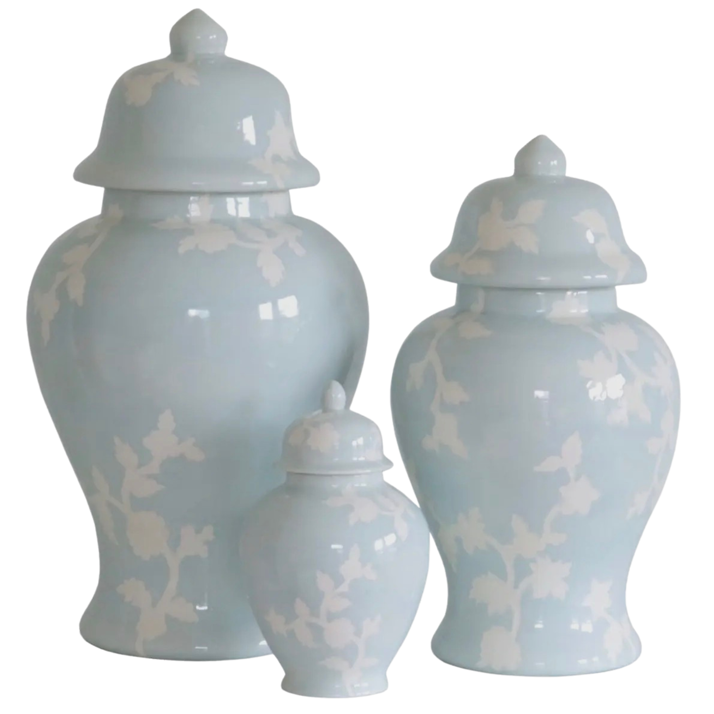 Blue Hydrangea Chinoiserie Dreams Ginger Jar