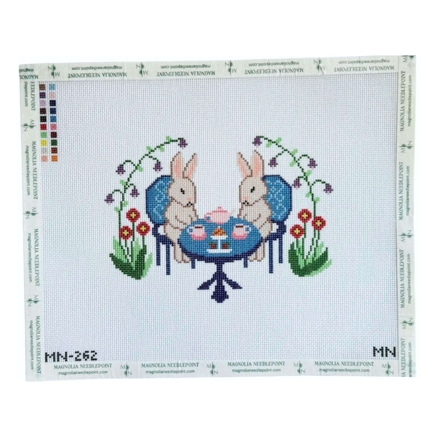Bunny Tea Party - Magnolia Needlepoint